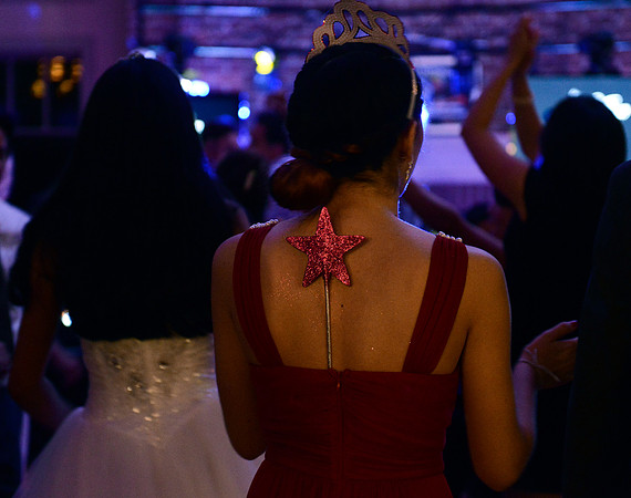 Star wands and glow-in-the-dark necklaces and bracelets were among the decorations.