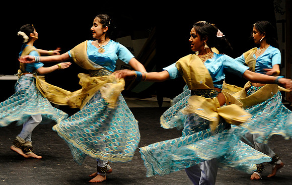 Dancers from the Jhanck Dance Academy perform during the Cultural Celebration and 12th Annual Step Competition on February 26, 2011.